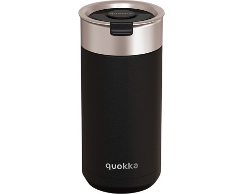 Quokka Quokka Boost Coffee Tumbler -   of steel stainlessj with infuser 400 ml (Carbon Black)