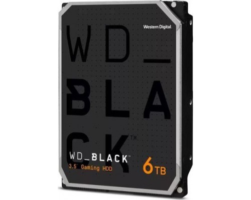 WD Black WD6004FZBX - dysk twardy - 6 TB - Gaming - wewnętrzny - 3.5" (8.9 cm) - SATA 6Gb/s - 7200 rpm - Puffer: 256 MB