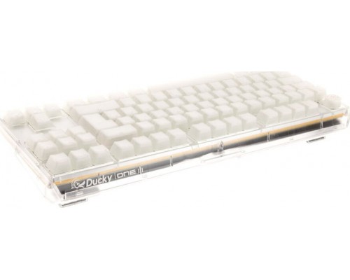 Ducky One 3 Aura White TKL Gaming  RGB LED - MX-Speed-Silver