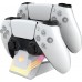 PDP PDP PS5 Łaforwarka for padów DualSense WAVE white