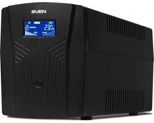 charger emergency SVEN Pro 1500, 900W, LCD, USB, RG-45, 3 gniazda euro