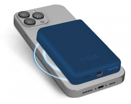 SBS TEBB5000MAG1CB   5000 mAh Wireless  Blue