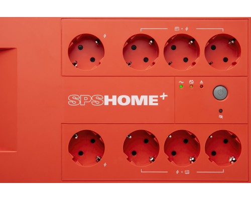 UPS Salicru SPS 650 HOME+ Red 650VA 360W 8x Type F Line-interactive APFC