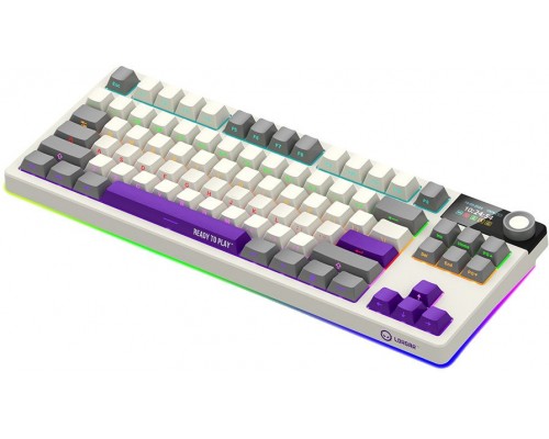 LORGAR KBP70TKLW, Wireless TKL Mechanical Gaming  Pro, Beige, EN layout