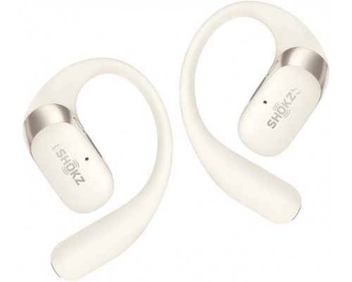 SHOKZ OpenFit 2  earbud headphones, beige