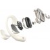 SHOKZ OpenFit 2  earbud headphones, beige