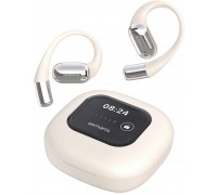4smarts Open-Ear Kopfhörer SkyBuds AI Screen, beige