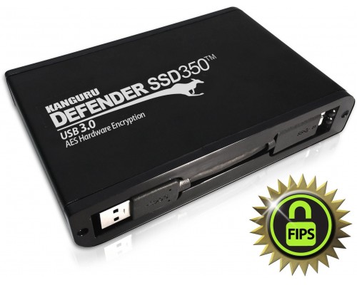 iStorage Kanguru DEFENDER SSD350 2 TB Micro-USB B 3.2 Gen 1 (3.1 Gen 1) Black