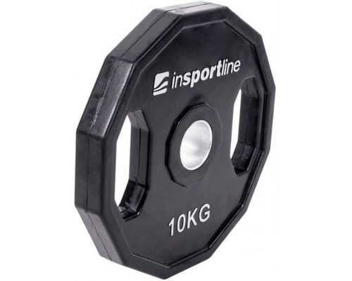 inSPORTline Rubberized load olympic Ruberton 10 kg black (15898)