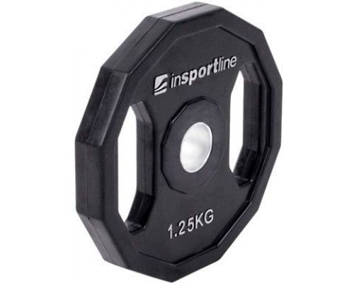 inSPORTline Rubberized load Ruberton 1,25 kg black (15888)