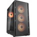 COUGAR AIRFACE PURE PRO PC Case, Mid Tower, Black