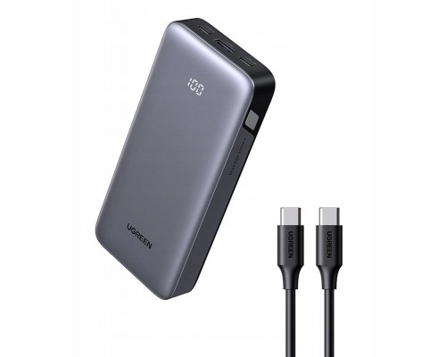 UGREEN PB532 20000mAh USB-A, 2xUSB-C 30W Grey