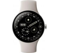 Google Pixel Watch 4 45MM WiFi Silver/Porcelain