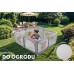 ExtraLink KOJEC DZIECIĘCY Z MATĄ PIANKOWĄ 150x180 cm PLAC ZABAW SUCHY BASEN UCHWYTY I 50 PIŁEK