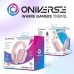 Oniverse Polaris wireless gaming headset, pink