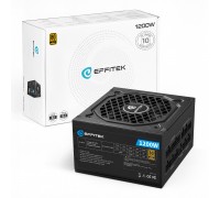 EFFITEK 1200W Gold ATX 3.1, PCI 5.1 Modułowy kabel