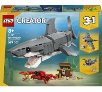 LEGO Creator Groźny rekin i skrzynia ze skarbem (31381)