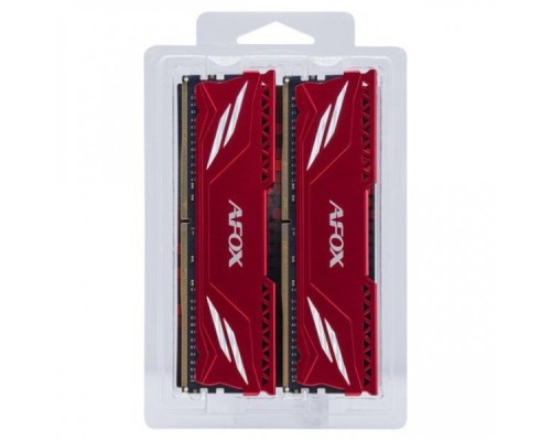 AFOX GAMING DDR4 2X16GB 3200MHZ CL16 RANK1 XMP2 RED AFLD432PS1CAD