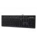 A4Tech A4tech FK12, multimedialna klawiatura biurowa, CZ/US, USB, czarny