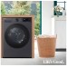 LG LG Dryer Machine | RHX5009TBB | Energy efficiency class B | Front loading | 9 kg | Heat pump | LED | Depth 66 cm | Wi-Fi | Matte black