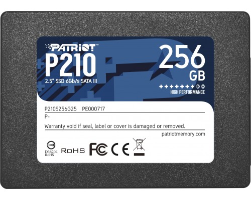 SSD Patriot P210 256GB 2.5" SATA III (P210S256G25)