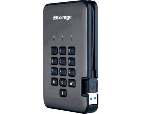 SSD iStorage diskAshur Pro 2 256GB Gray (IS-DAP2-256-SSD-256-C-G)