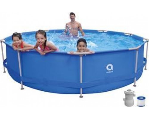 Enero Swimming pool rack oval with pump filtrującą 360x76cm (17799EU)