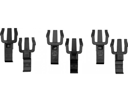 Real Wear REALWEAR MSA Full Brim Hard Hat Clips 3 Pairs HMT-1 Navigator 500 Series