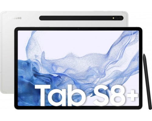 Samsung Galaxy Tab S8+ 12.4-inch 256 GB Silver (SM-X800NWithSBEUE)