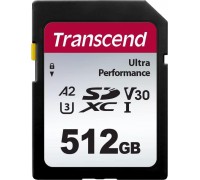 SD  Transcend 340S SDXC 512 GB Class 10 UHS-I/U3 A2 V30 (TS512GSDC340S)
