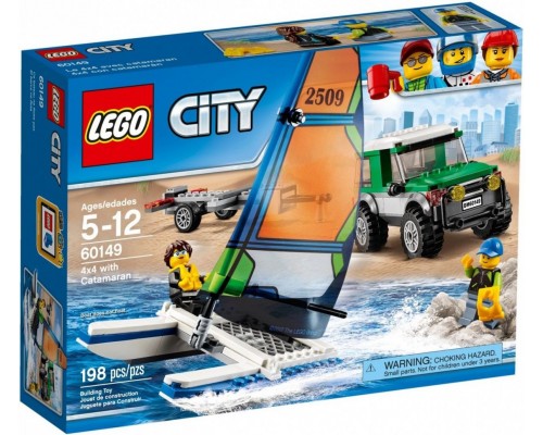 LEGO City Terenówka 4x4 z Katamaranem (60149)