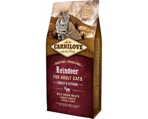VAFO PRAHS CARNILOVE 6kg CAT ENERGY OUTDOOR REINDER