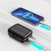 Choetech Choetech wireless TWS waterproof z panelem słonecznym i wbudowanym powerbankiem 2500mAh black (BH-T05)