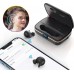 Choetech Choetech wireless TWS waterproof z panelem słonecznym i wbudowanym powerbankiem 2500mAh black (BH-T05)