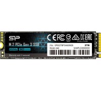 SSD Silicon Power P34A60 2TB M.2 2280 PCI-E x4 Gen3 NVMe (SP002TBP34A60M28)