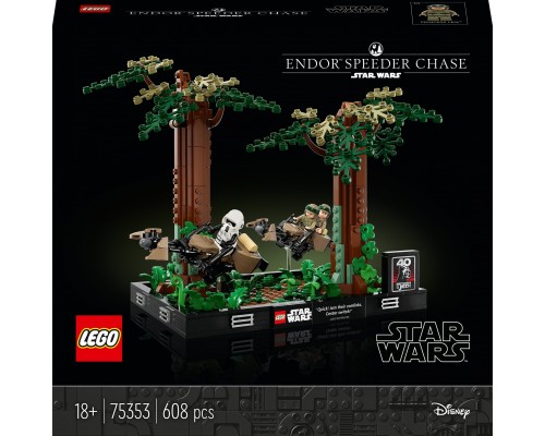 Диорама погони на спидере LEGO Star Wars™ Endor™ (75353)