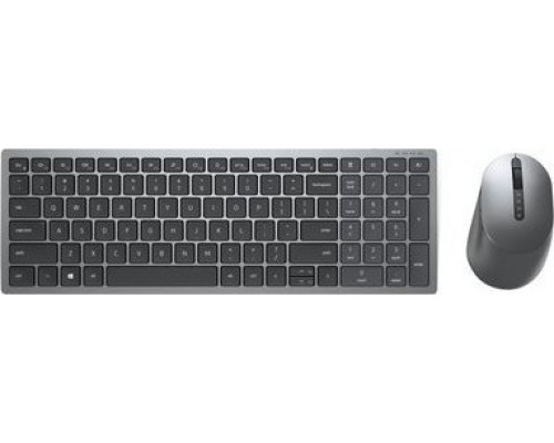 Dell DELL KM7120W keyboard Mouse included RF Wireless + Bluetooth QWERTZ German Gray, Titanium