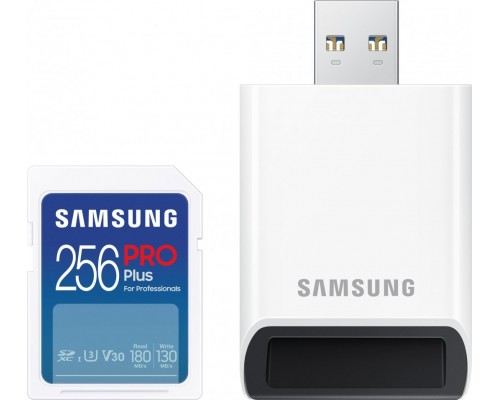 SD  Samsung PRO Plus SDXC 256 GB U3 V30 (MB-SD256SB/WW)