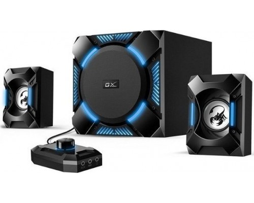 Genius Genius i GX GAMING SW-G2.1 1200, 2.1, 36W, czarne, regulacja głośności