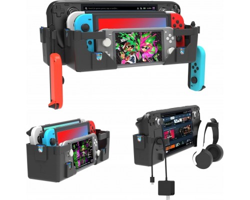 JYS Handles Mocowanie Na Ścianę Ściana For Nintenfor Switch / Switch Oled / Switch Lite / Steam Deck + Akcesoria / Ns247