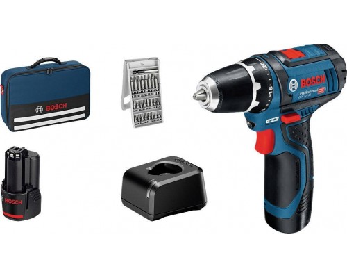 Bosch GSR 12V-15 12 V 2 x akumulator 2 Ah
