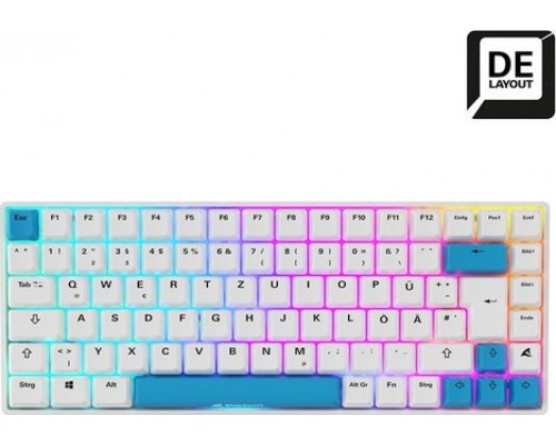 Sharkoon Sharkoon SKILLER SGK50 S3 PBT klawiatura USB QWERTZ Niemiecki Biały
