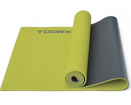 Toorx Jogas paklājs MAT-176 173x60x0,6 laipns zaļš/ Pelēks