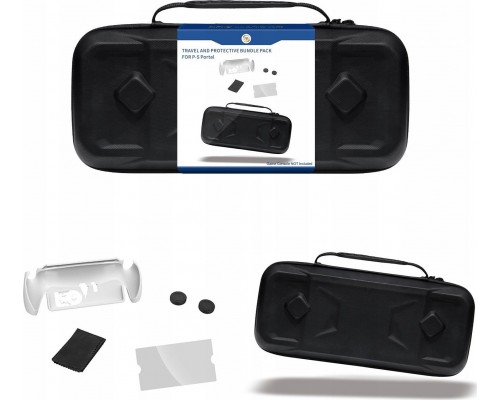 JYS Set 5w1 Case Etui Folia Lcd Covers Pady For Sony Playstation Ps Portal / P5195