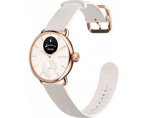 Smartwatch Withings Withings Scanwatch 2 - zegarek z funkcją EKG, pomiarem pulsu i SPO2 oraz mierzeniem aktywności fizycznej i snu (38mm, rose gold)