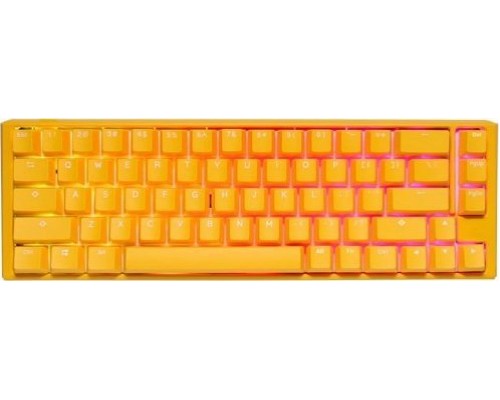 Ducky Ducky One 3 Yellow SF Gaming Keyboard, RGB LED - MX-Black (US)