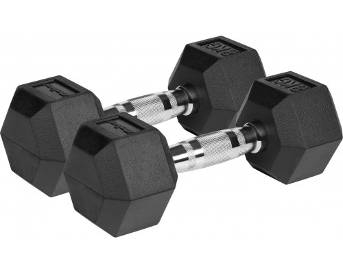 Rebel ‎‎Hantel RBA-2325 rubberized 2 x 8 kg