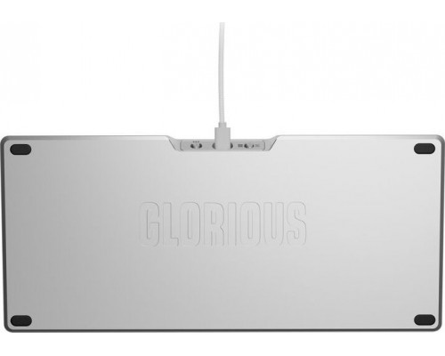 Glorious PC Gaming Race Glorious GMMK 3 Pro 75 % Custom Gaming-  Pre-Built, ANSI (US), Fox Switches, Silver