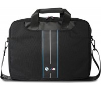 BMW BMW BMCB15COMPVSKL Bag 16" Black Nylon Blue Stripe