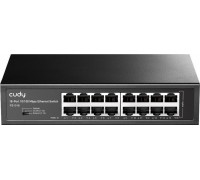 Cudy FS1016 network switch Fast Ethernet (10/100) Black